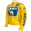 Camel Yellow Leather Motorcycle Race Suit